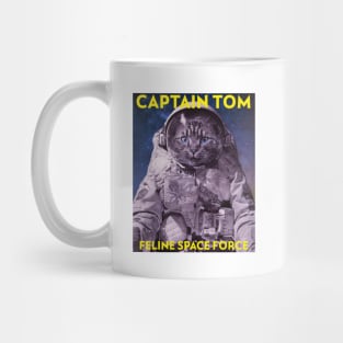 Captain Tom Feline Space Force Mug